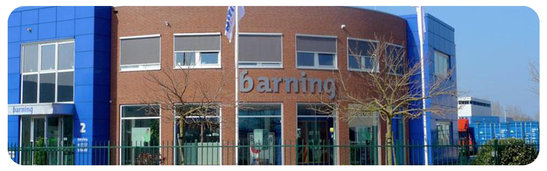 Het hoofdkantoor van Barning Rental in Rijnsburg